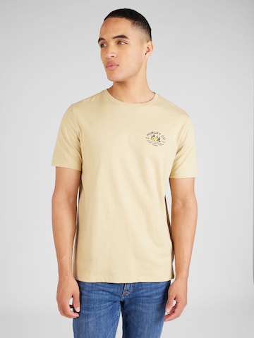 T-Shirt fonctionnel Hurley en beige : devant