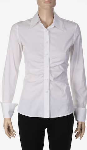 Thomas Pink Bluse in S in White: front