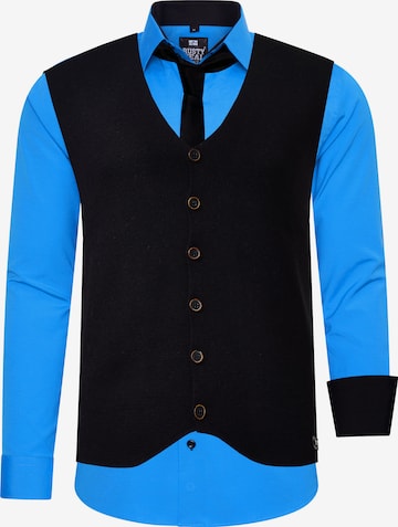 Rusty Neal Overhemd in Blauw: voorkant