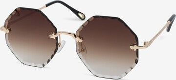 styleBREAKER Sonnenbrille in Braun: Vorderseite