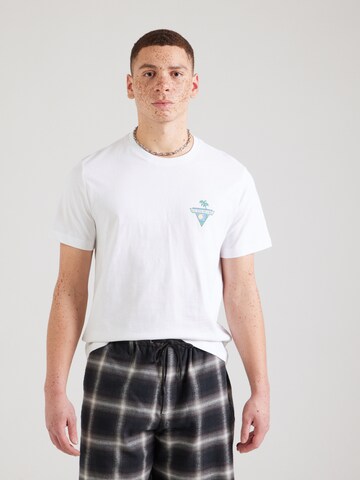 T-Shirt GUESS JEANS en blanc : devant