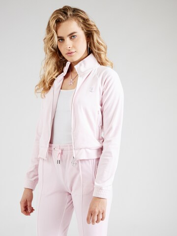 Juicy Couture Bluza rozpinana 'Tanya' w kolorze różowy: przód