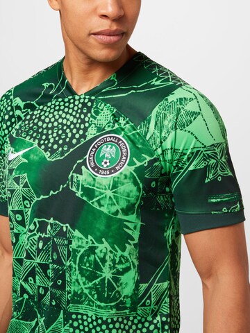 NIKE Funkcionalna majica 'Nigeria' | zelena barva