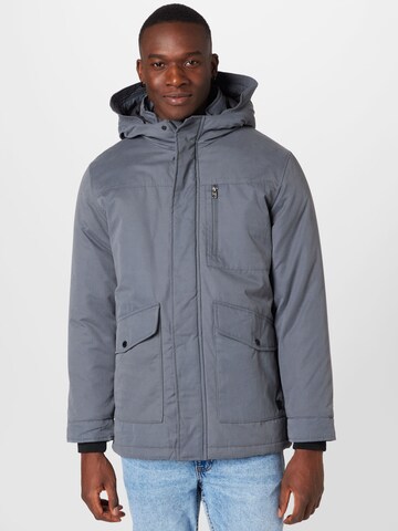 Parka mi-saison 'ELLIOT' Only & Sons en gris : devant