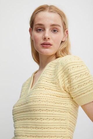 ICHI Strickpullover 'IHMARION' S2 in Gelb