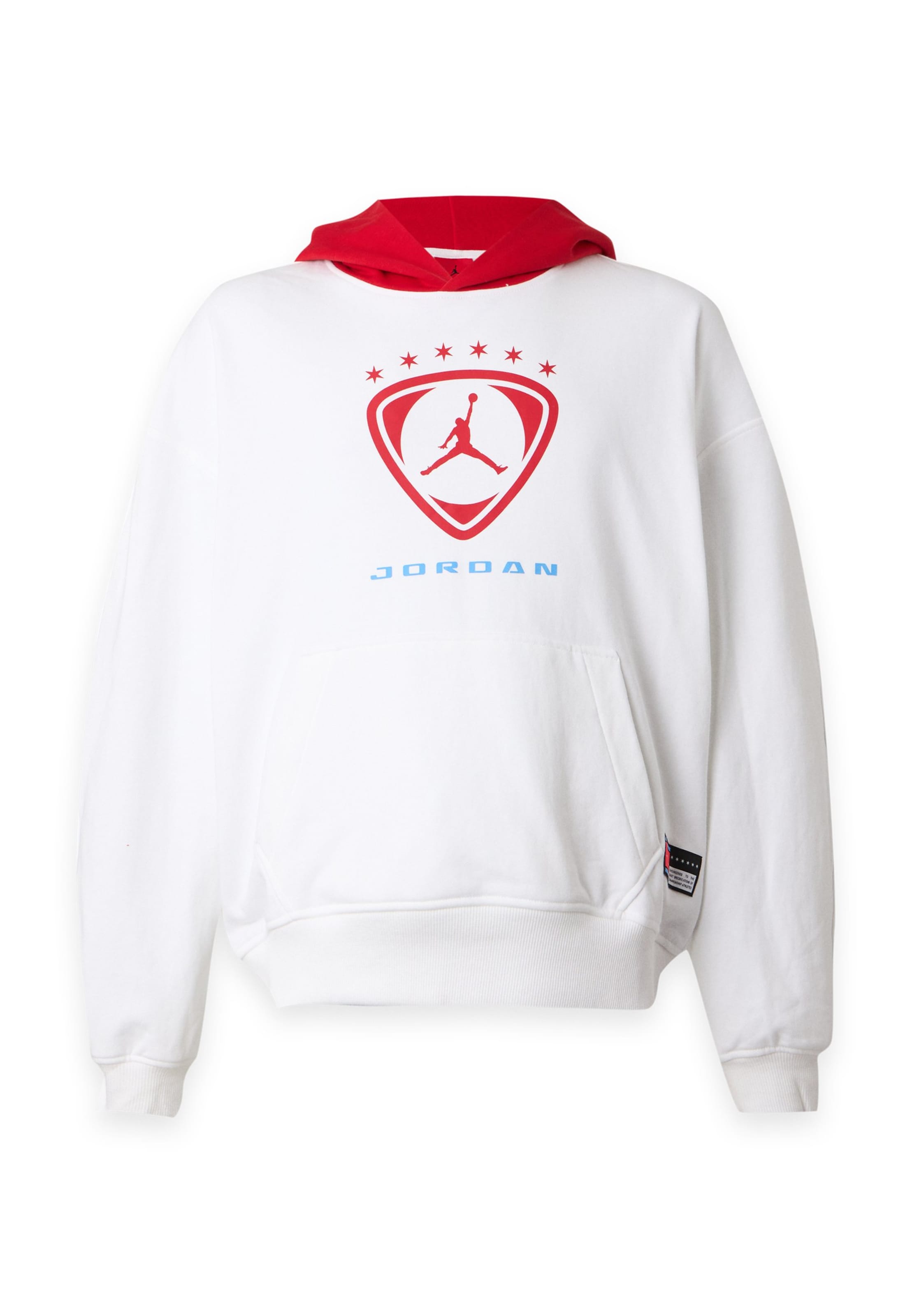 Jordan Свитшот 'Brooklyn Fleece' в Белый: спереди