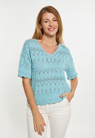 Pull-over Usha en bleu : devant