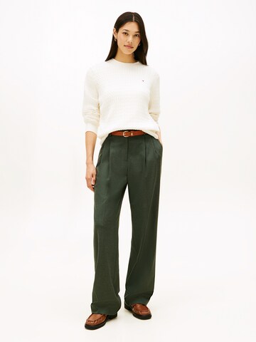 TOMMY HILFIGER Pullover in Weiß