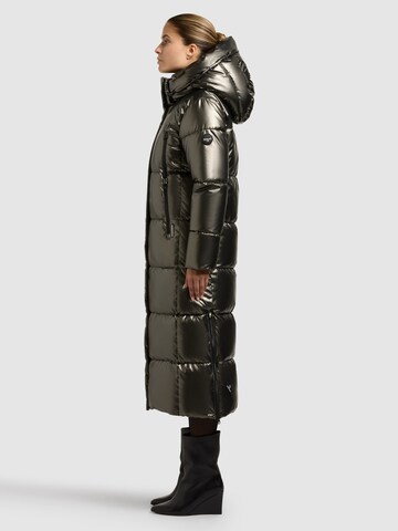 khujo Wintermantel 'Rubina2 Shiny' in Braun