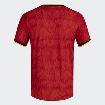 T-Shirt fonctionnel 'Authentisches Belgien 26' ADIDAS PERFORMANCE en rouge