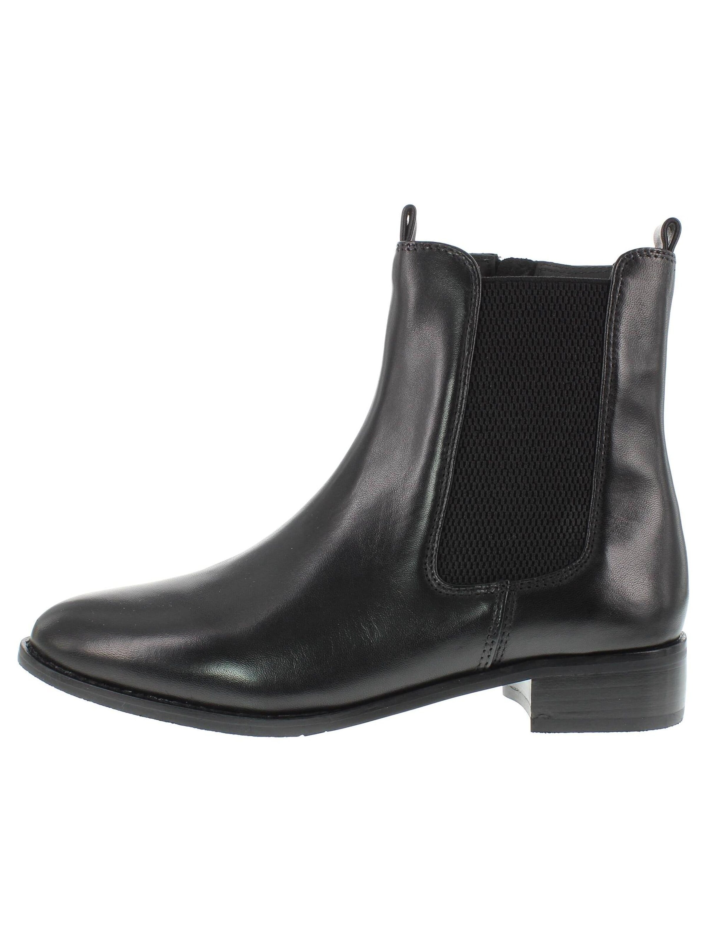 Everybody Chelsea Boots 'GIANELLA - Eleganter Chelsea Boot aus Premiumleder'‌‌‌ in Schwarz: Vorderseite
