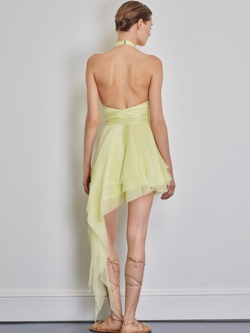 Robe de cocktail 'Pantha' Anse Victorin en jaune