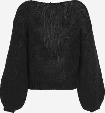 VILA Sweater in Black