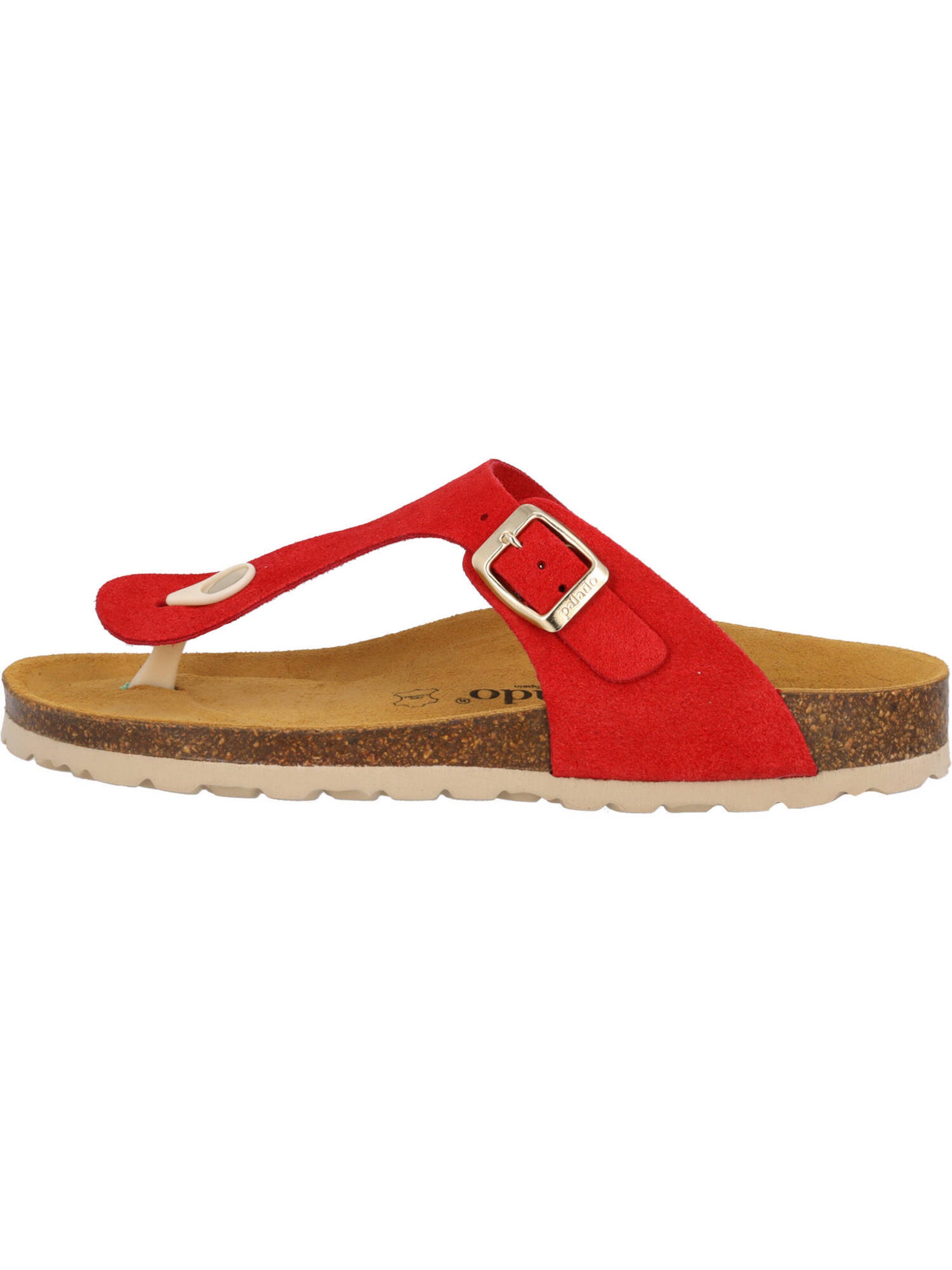 Palado T-bar sandals 'Kos' in Red: front