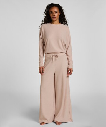 Hunkemöller Pyjamahose 'Tracey' in Beige