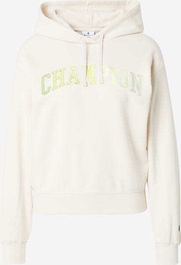 Champion Authentic Athletic Apparel Sweat-shirt en beige / vert / vert clair, Vue avec produit