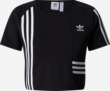 ADIDAS ORIGINALS Shirt in Black: front