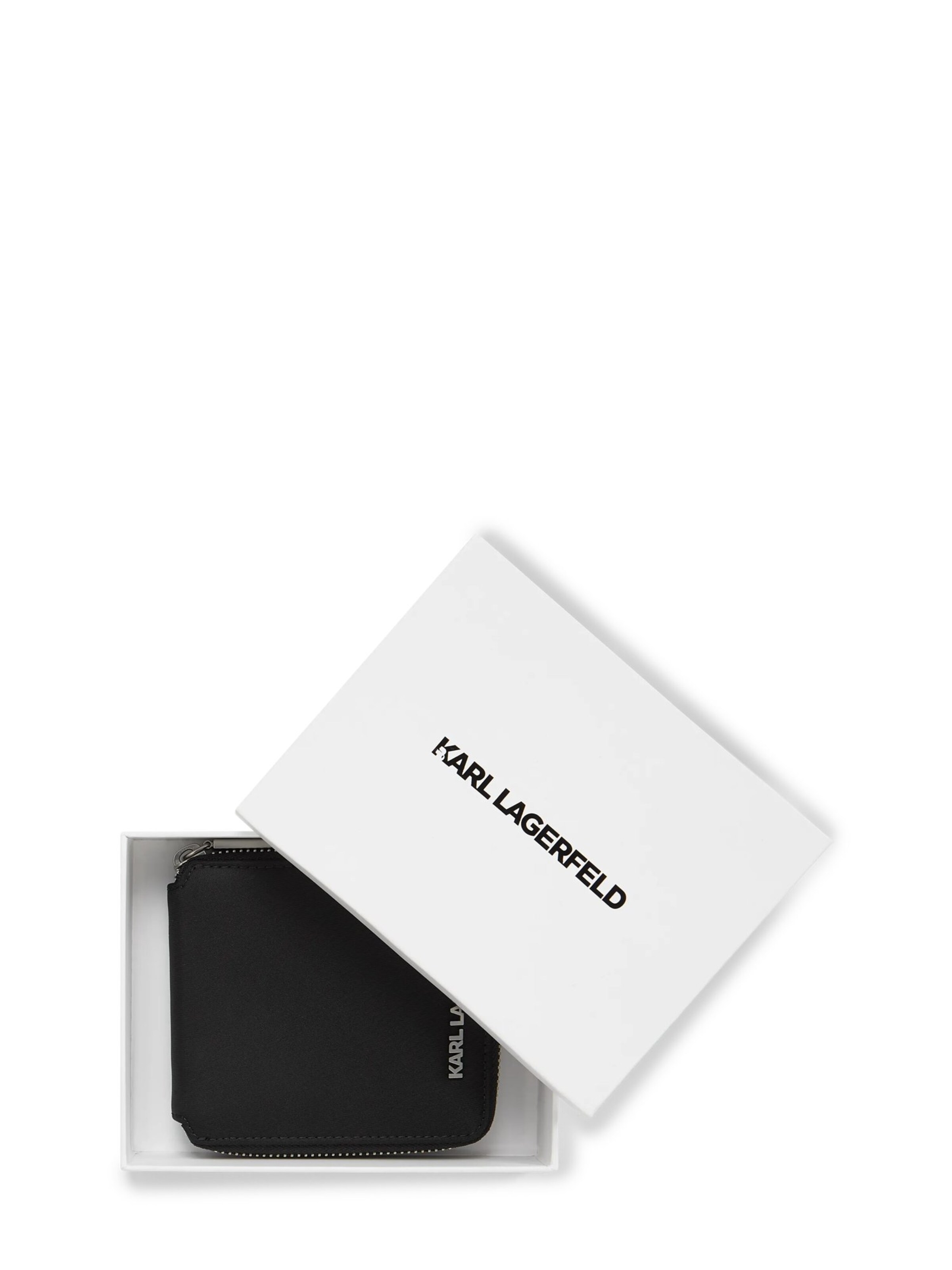 Portamonete di Karl Lagerfeld in nero