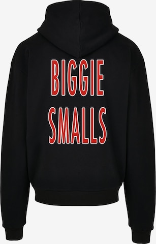 MT UpscaleSweater majica 'Biggie Smalls Concrete' - crna boja