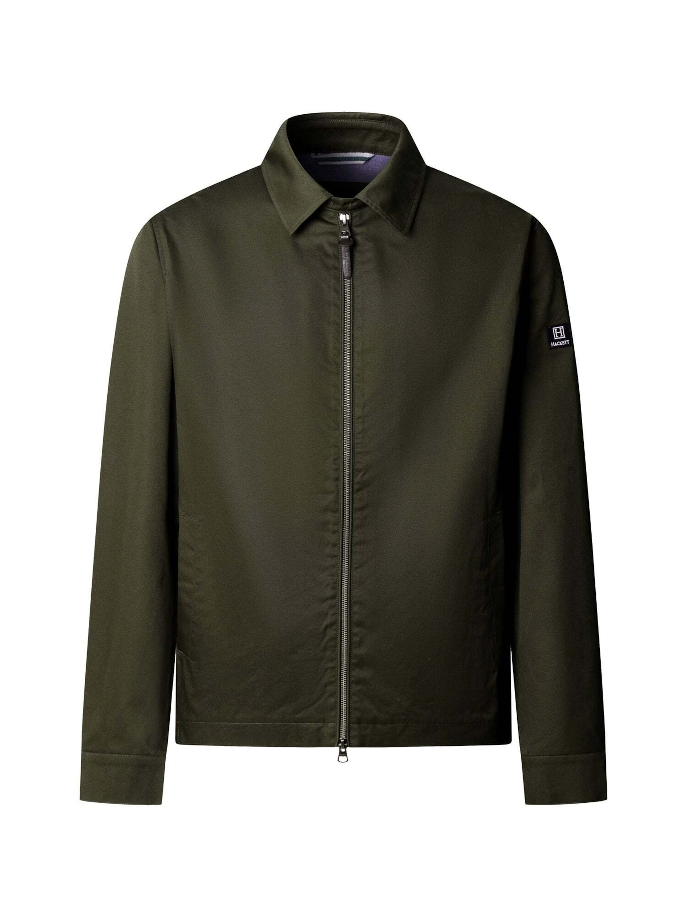 Giacca di mezza stagione di Hackett London in verde: frontale