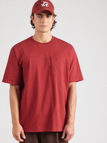 sarkans SCOTCH & SODA T-Krekls 'SEASONAL CORE 3': no priekšpuses