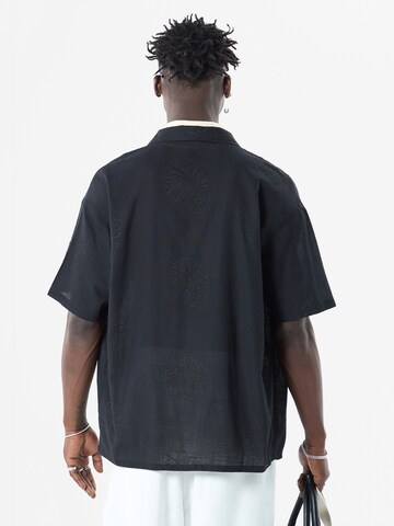 Comfort fit Camicia 'Yucca' di VAMOS CLO in nero