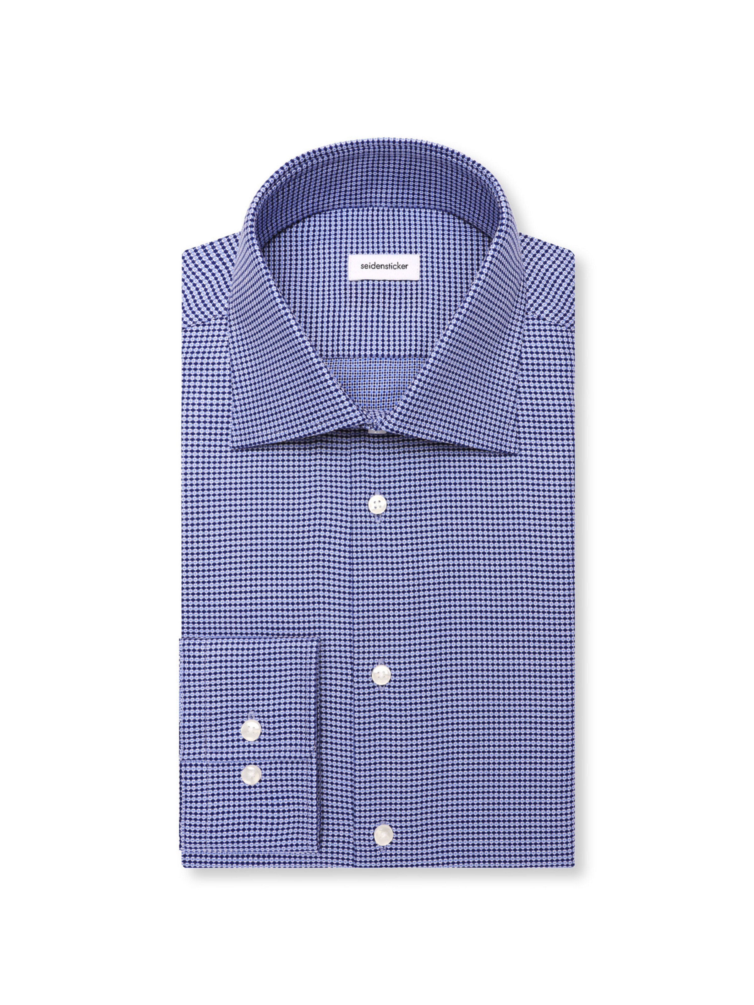 SEIDENSTICKER Regular Fit Hemd in Blau