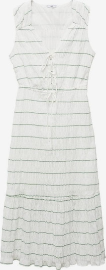 MANGO Ljetna haljina 'Morgali' u zelena / bijela, Pregled proizvoda