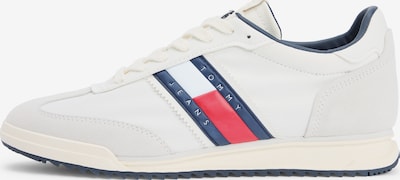 41 dydžio Sportbačiai be auliuko 'CLEATED' iš Tommy Jeans, spalva – tamsiai mėlyna / pastelinė mėlyna / pilka / raudona, Prekių apžvalga