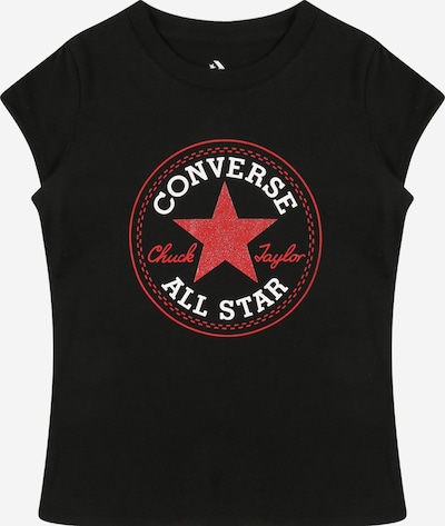 CONVERSE T-Shirt en rouge / noir / blanc, Vue avec produit