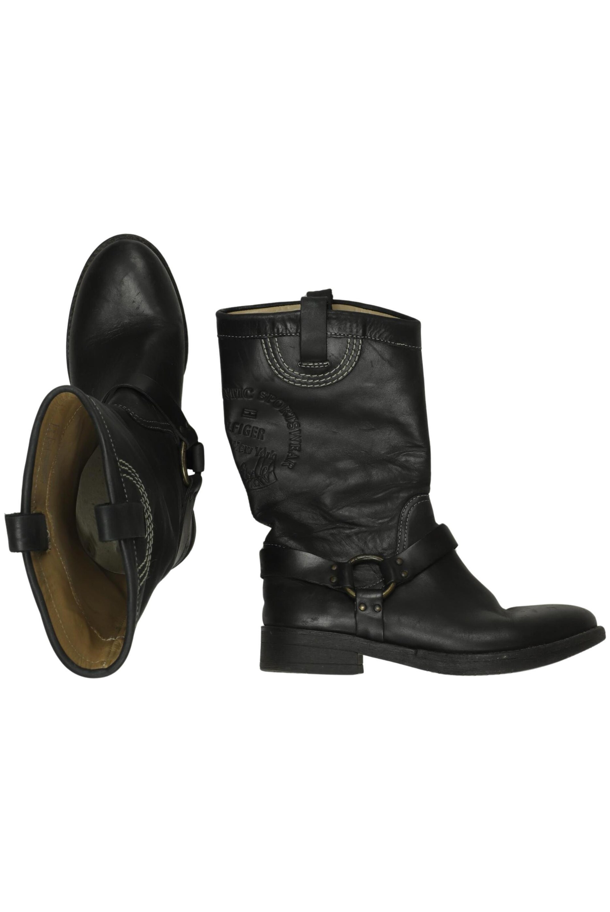 TOMMY HILFIGER Dress Boots in 37 in Black: front