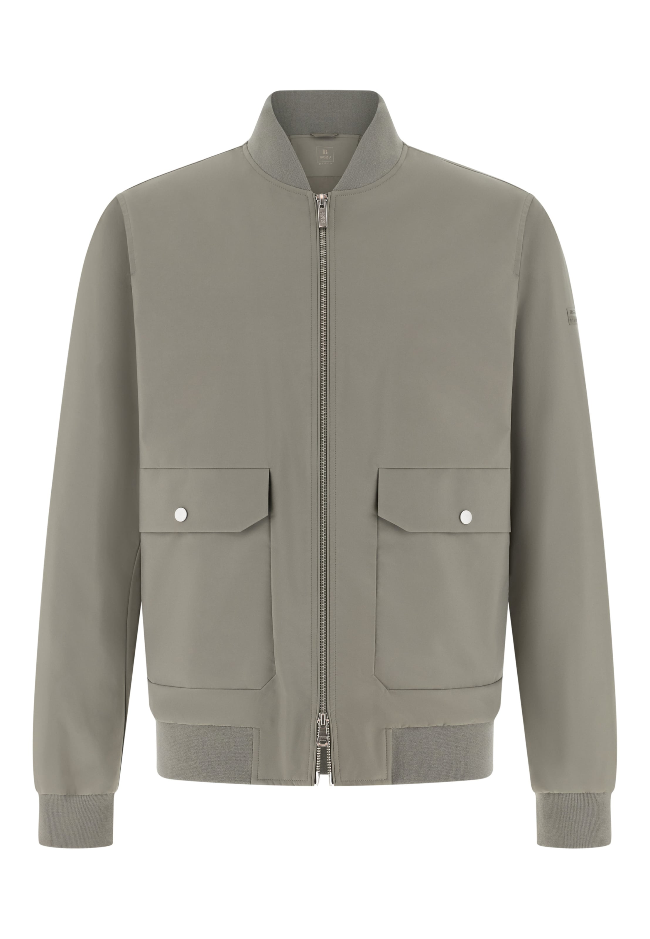 Boggi Milano Jacke in Grau: Vorderseite