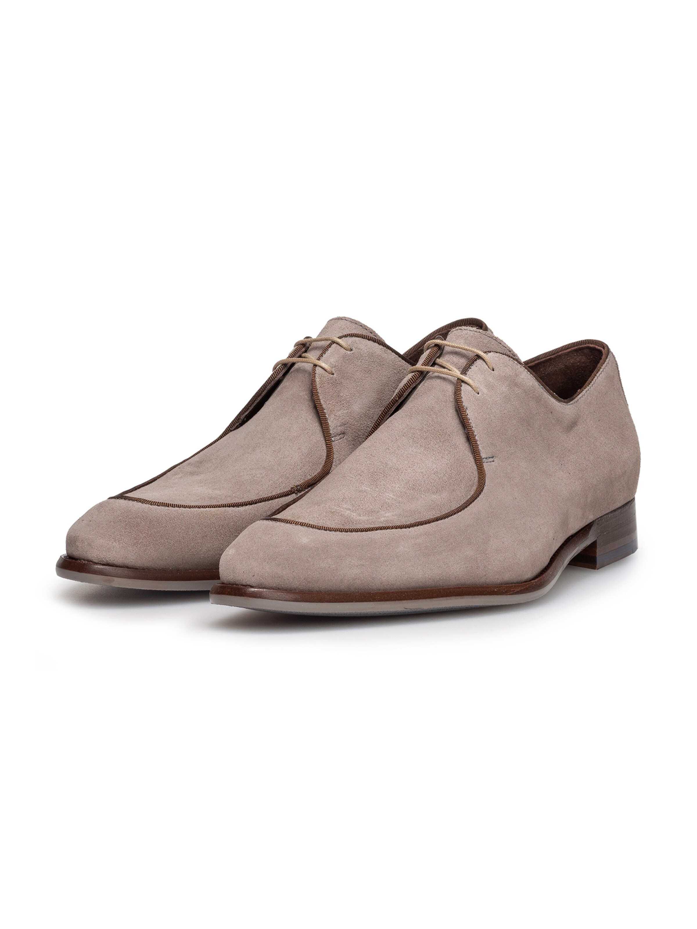 Floris van Bommel Lace-Up Shoes 'De Stapper 54' in Brown