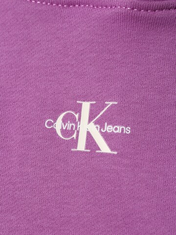 Calvin Klein Jeans Mikina – fialová