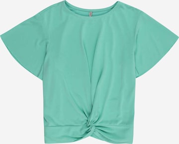 KIDS ONLY T-shirt 'KOGPAM' i grön: framsida