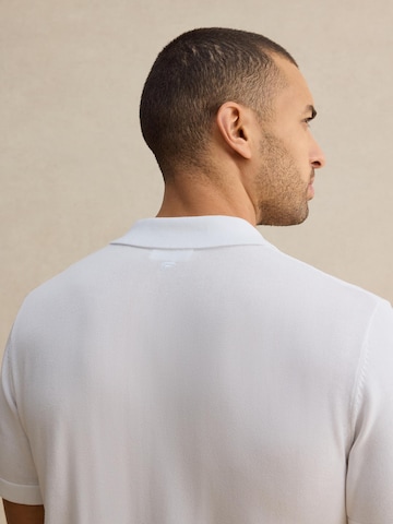 DAN FOX APPAREL Majica 'Ron' | bela barva