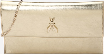 PATRIZIA PEPE - Bolso de noche en oro: frente