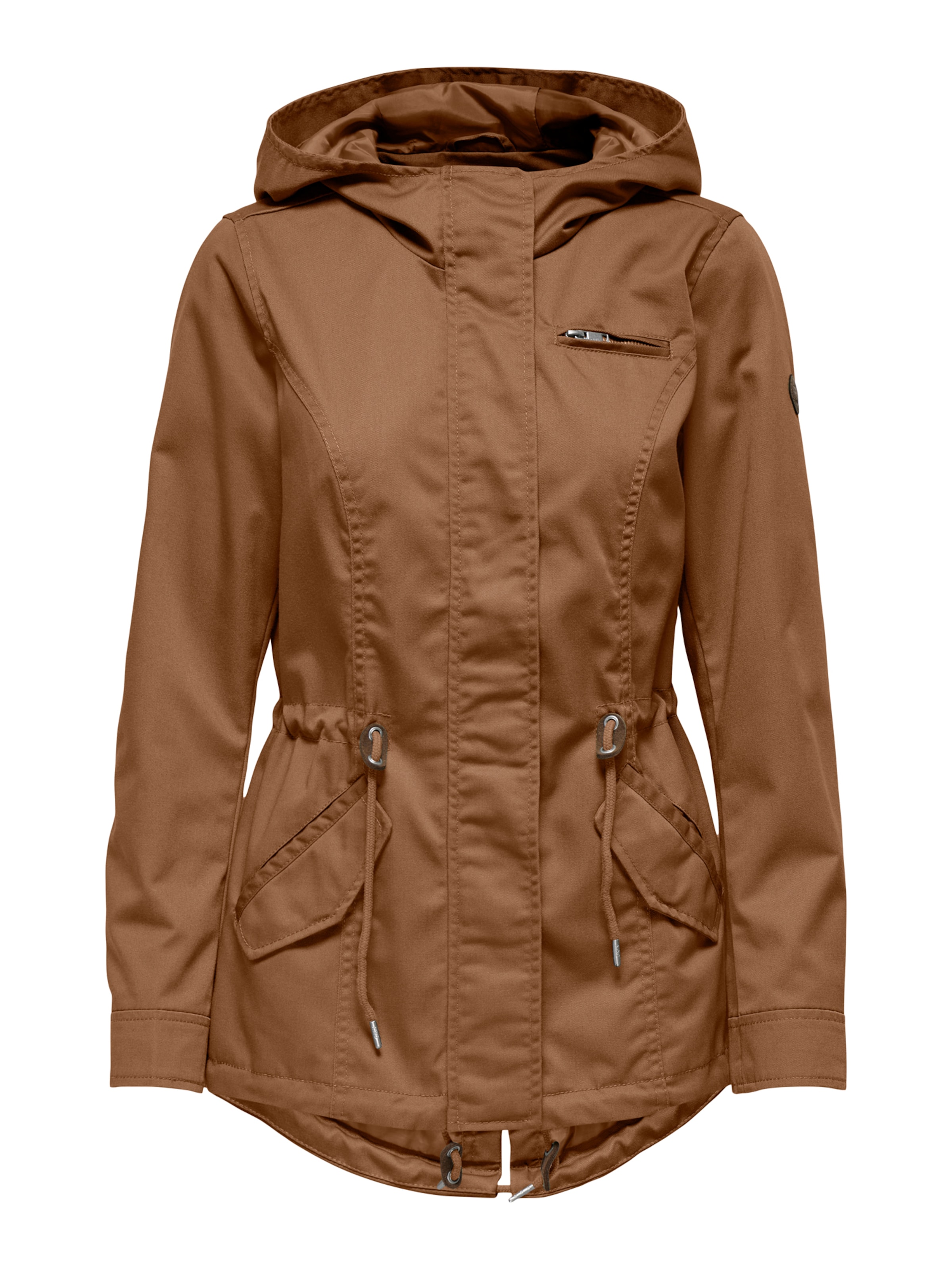 ONLY Övergångsparkas 'ONLLORCA' i brun: framsida