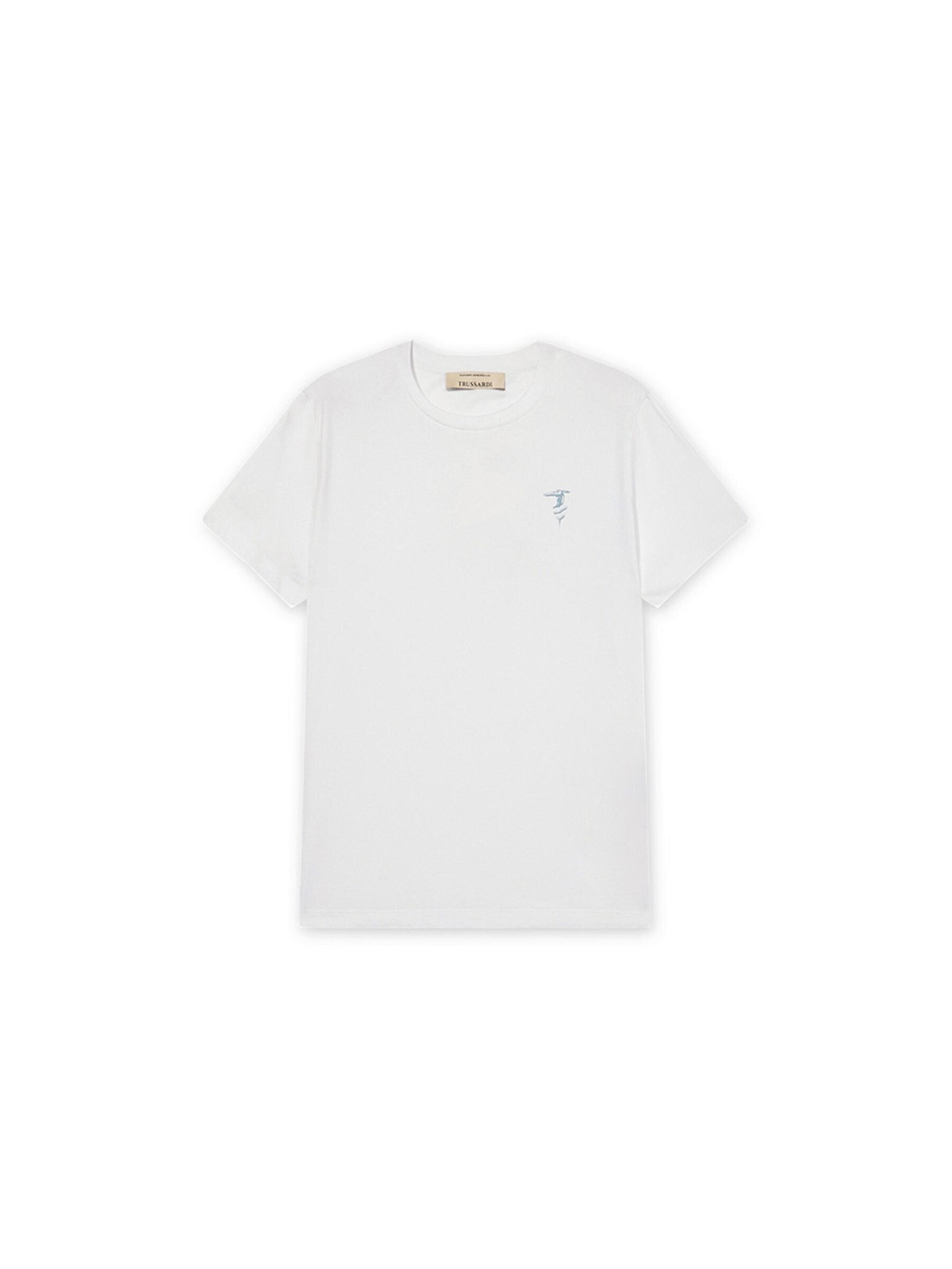 Trussardi - Camiseta en blanco: frente