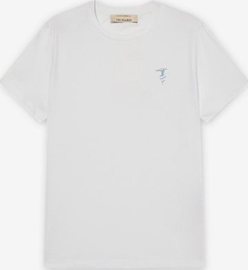 Trussardi - Camiseta en blanco: frente
