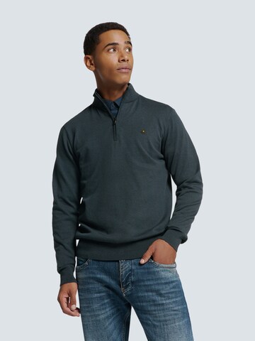 No Excess Pullover in Blau: Vorderseite