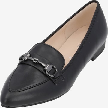 GABOR Classic Flats in Black: front