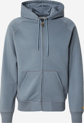 Carhartt WIP Mikina – modrá: přední strana