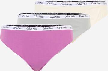 Calvin Klein Underwear Plus Stringit 'Carousel' värissä beige: edessä