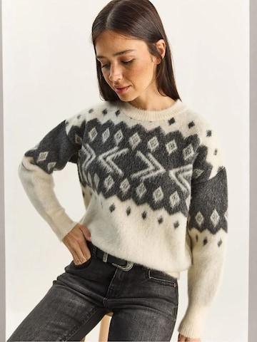 Pull-over 'Pullover' Bianco Lucci en gris