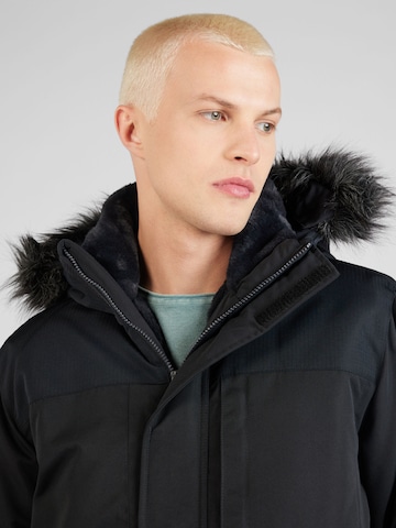 HOLLISTER Winterjacke in Schwarz