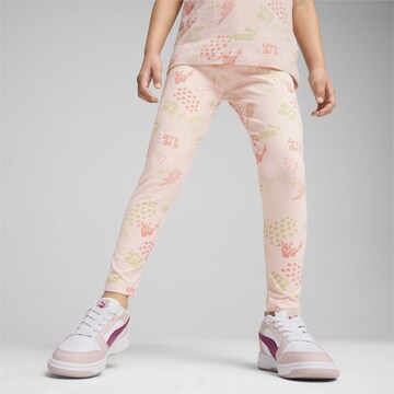 PUMA Skinny Leggings 'ESS+' in Roze