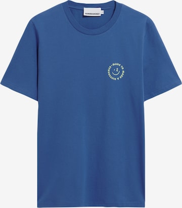 ARMEDANGELS T-Shirt JAAMES SMILEY in Blau: Vorderseite