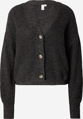 Cardigan QS en noir : devant