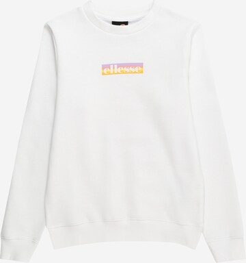 ELLESSE Sweatshirt 'Colegero' in Weiß: predná strana